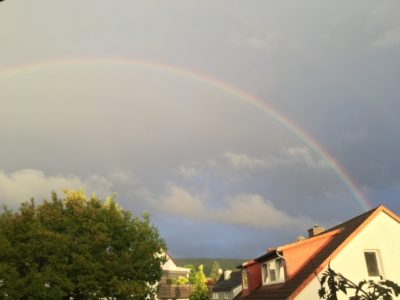 ドイツ 村 千葉 水遊び 虹