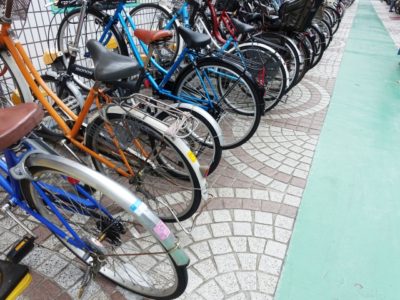 多摩川 自転車 フリーマーケット 駐輪場