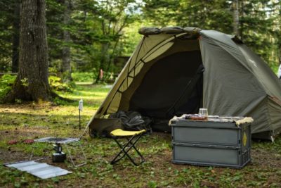3人家族 キャンプ ブログ テント